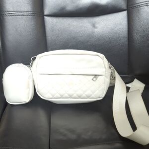 Elegant White Quilted Women's Bag